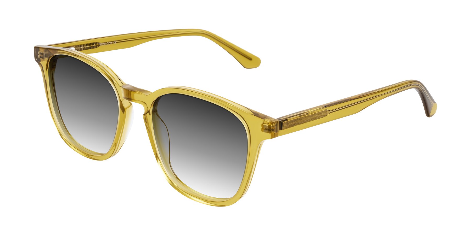 Angle of Finglas in Mustard Crystal with Gray Gradient Lenses