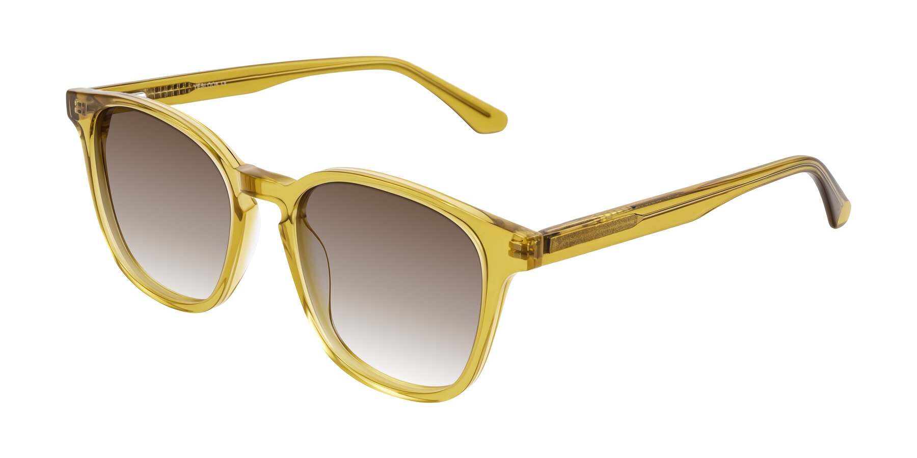 Angle of Finglas in Mustard Crystal with Brown Gradient Lenses
