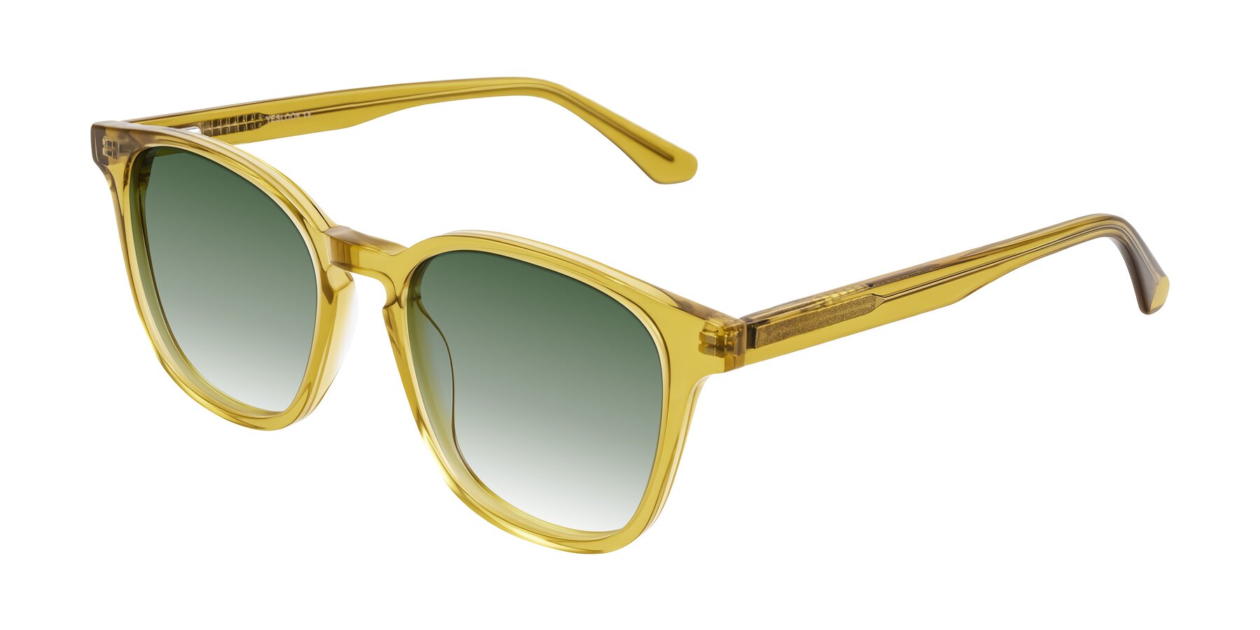Angle of Finglas in Mustard Crystal with Green Gradient Lenses