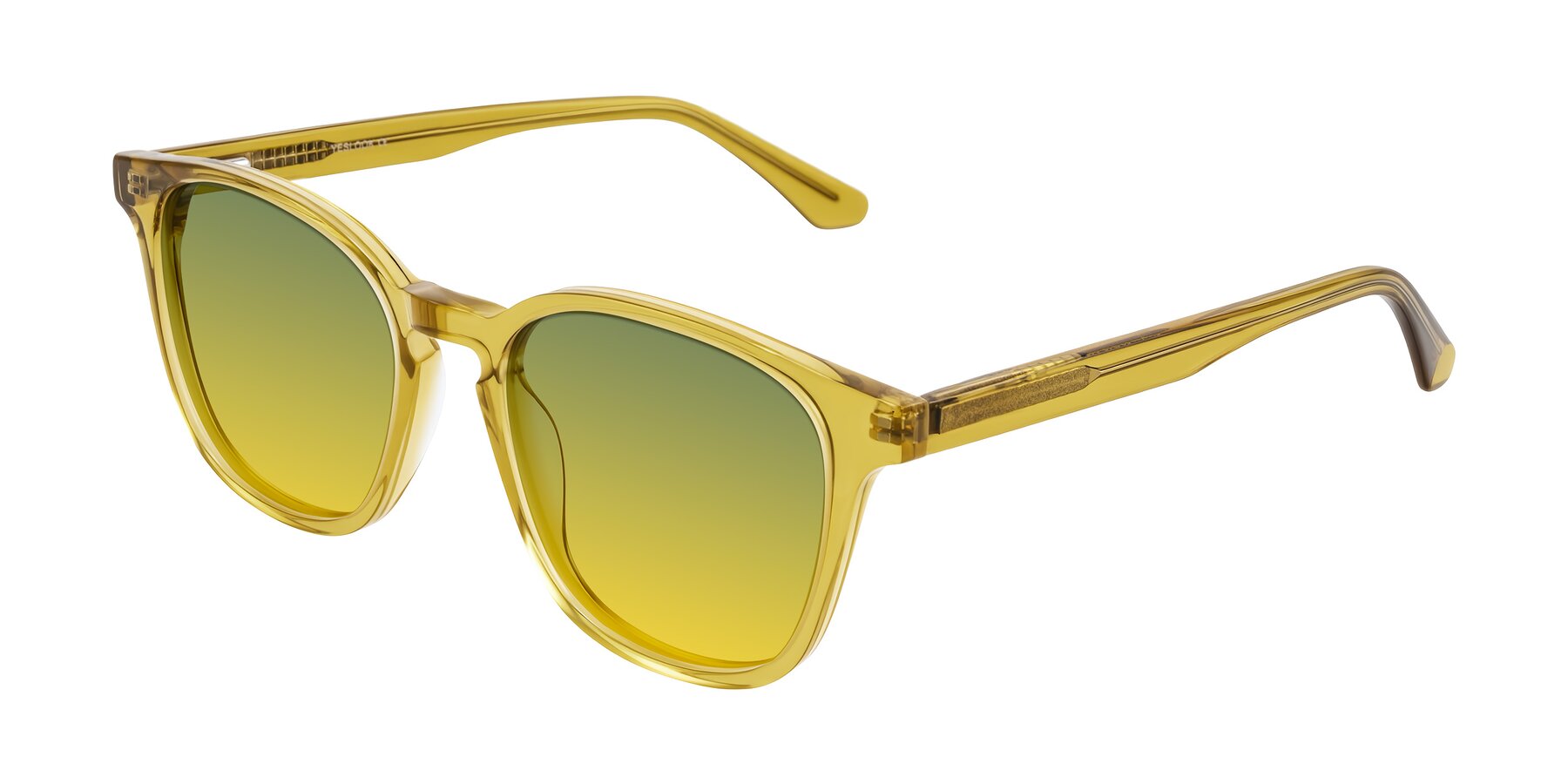 Angle of Finglas in Mustard Crystal with Green / Yellow Gradient Lenses