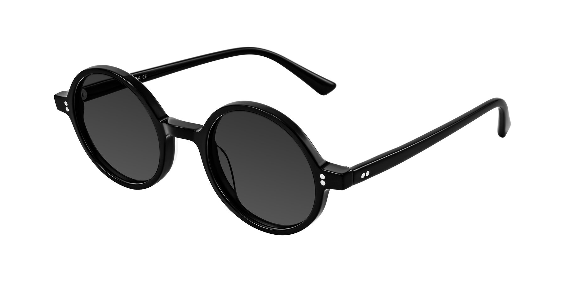 Angle of Montauk in Black with Gray Tinted Lenses