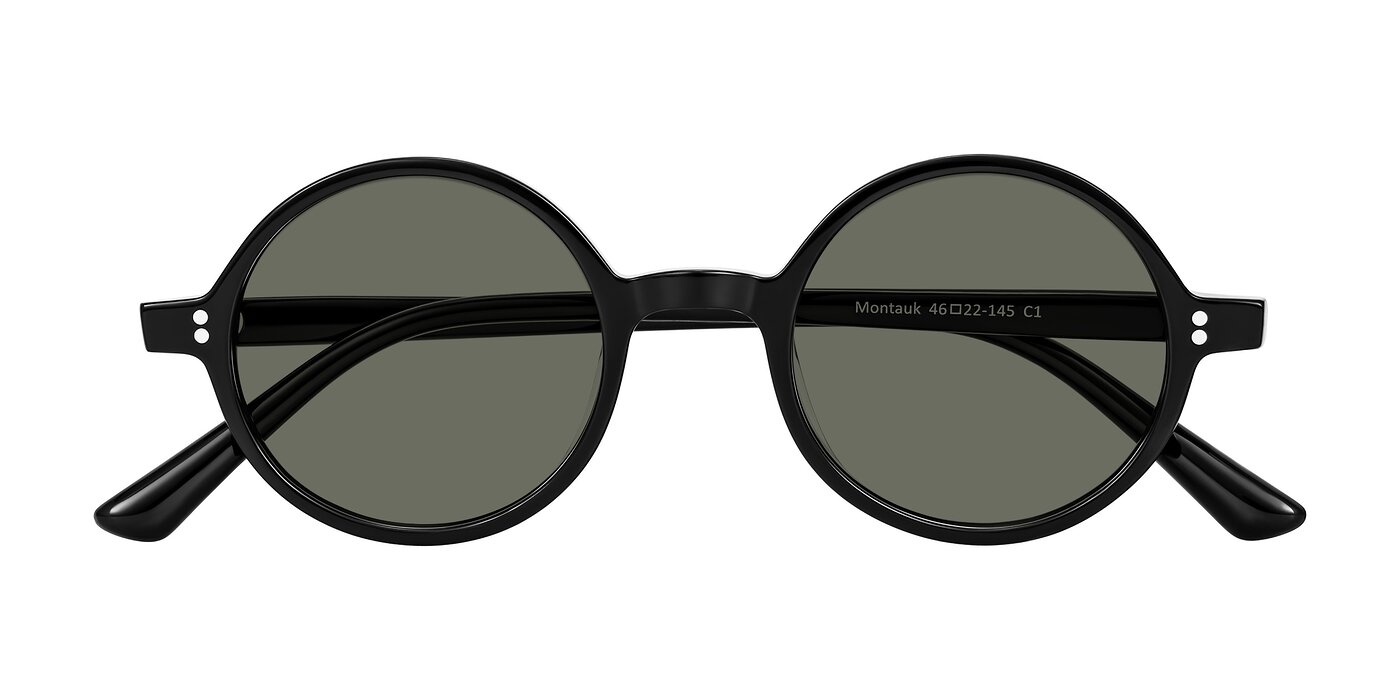 Montauk - Black Polarized Sunglasses