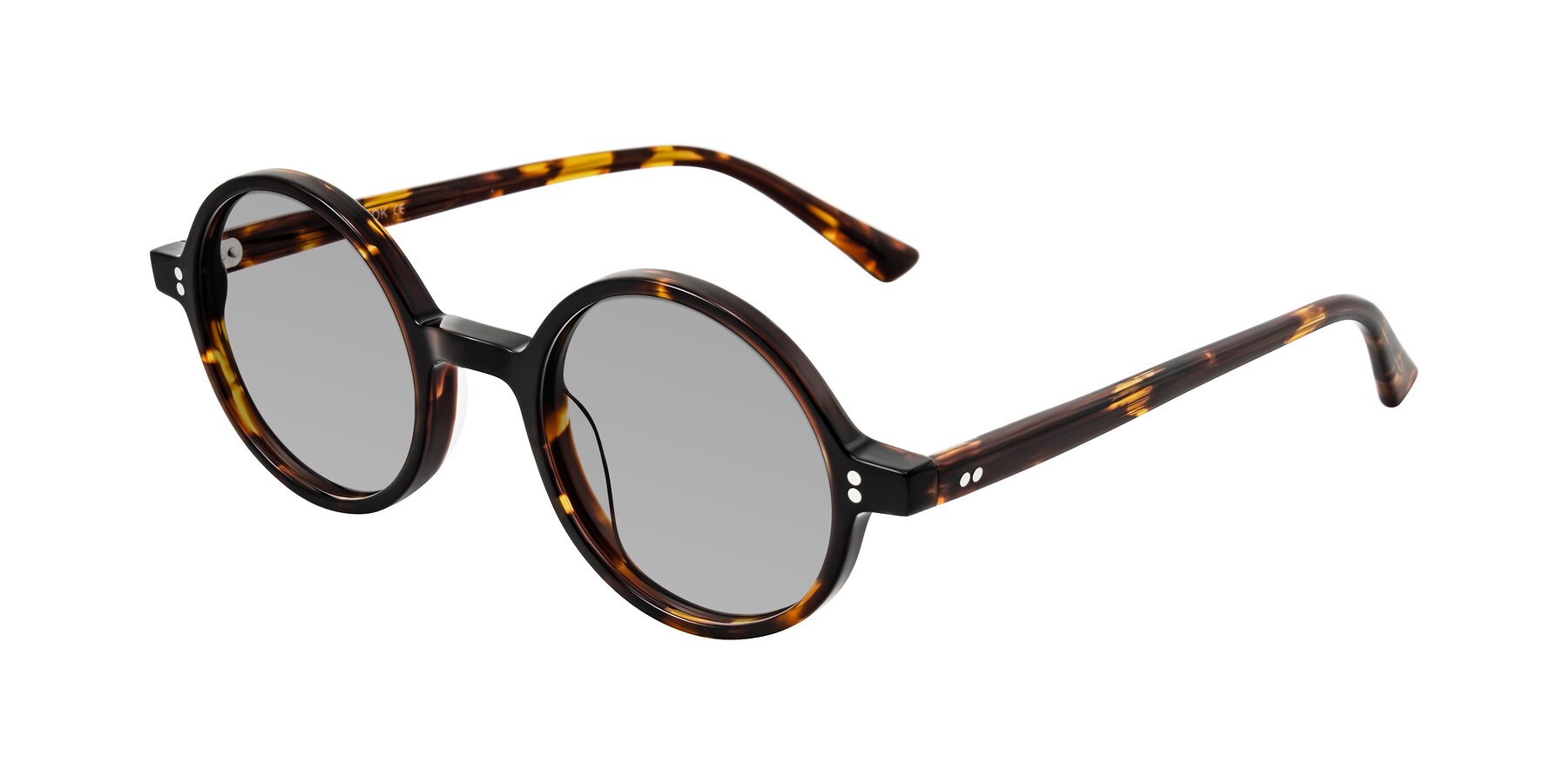Angle of Montauk in Tortoise with Light Gray Tinted Lenses