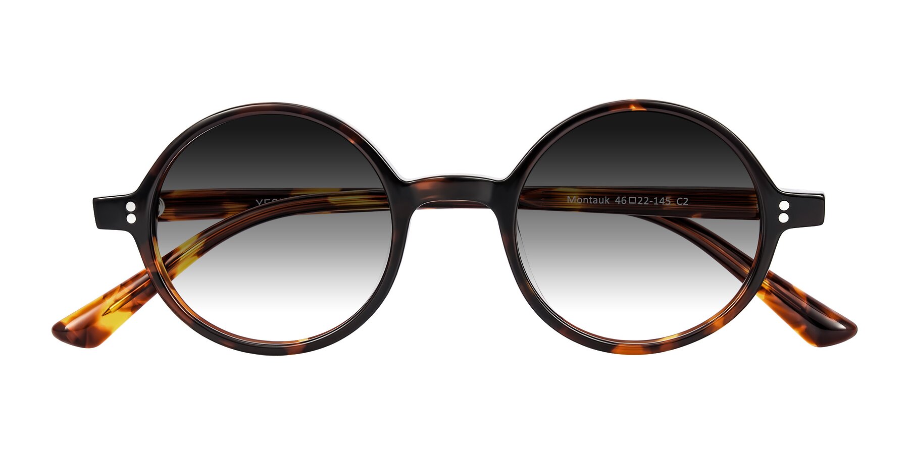 Folded Front of Montauk in Tortoise with Gray Gradient Lenses