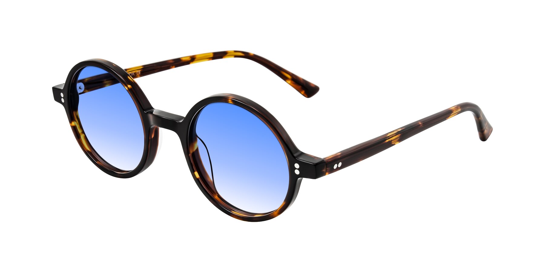 Angle of Montauk in Tortoise with Blue Gradient Lenses