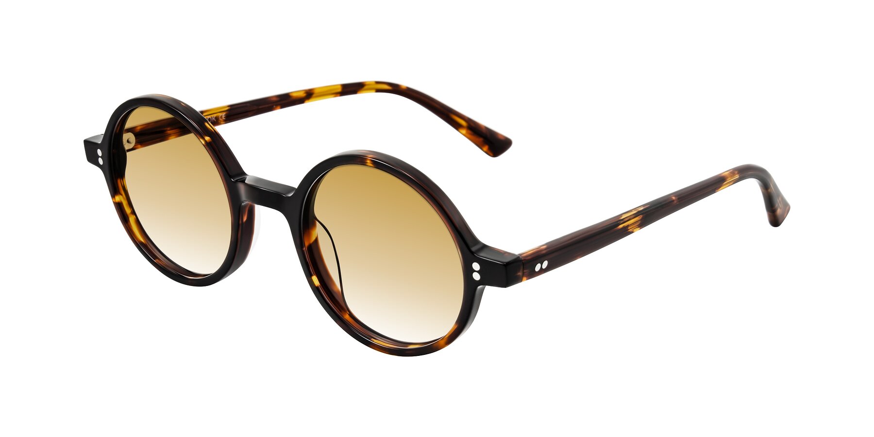 Angle of Montauk in Tortoise with Champagne Gradient Lenses