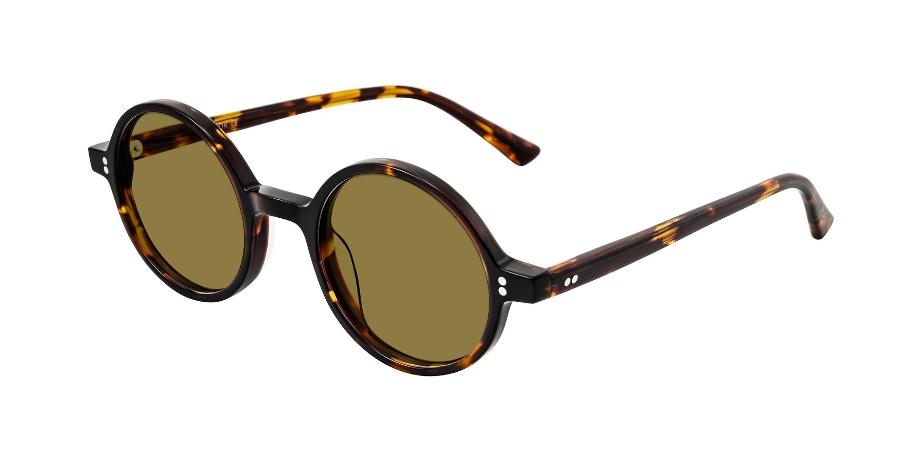 Angle of Montauk in Tortoise with Brown Polarized Lenses