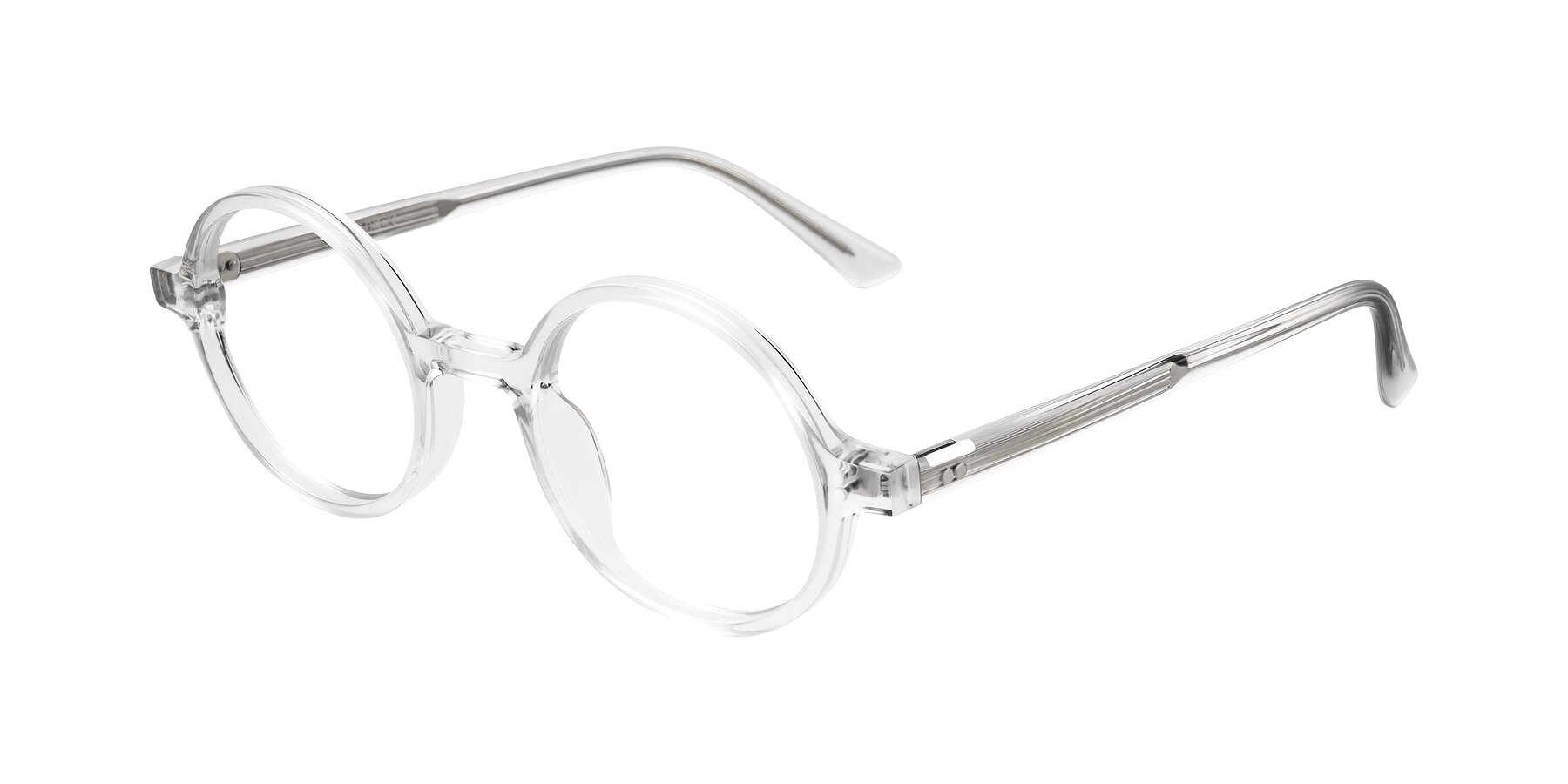 Angle of Montauk in Clear with Clear Eyeglass Lenses