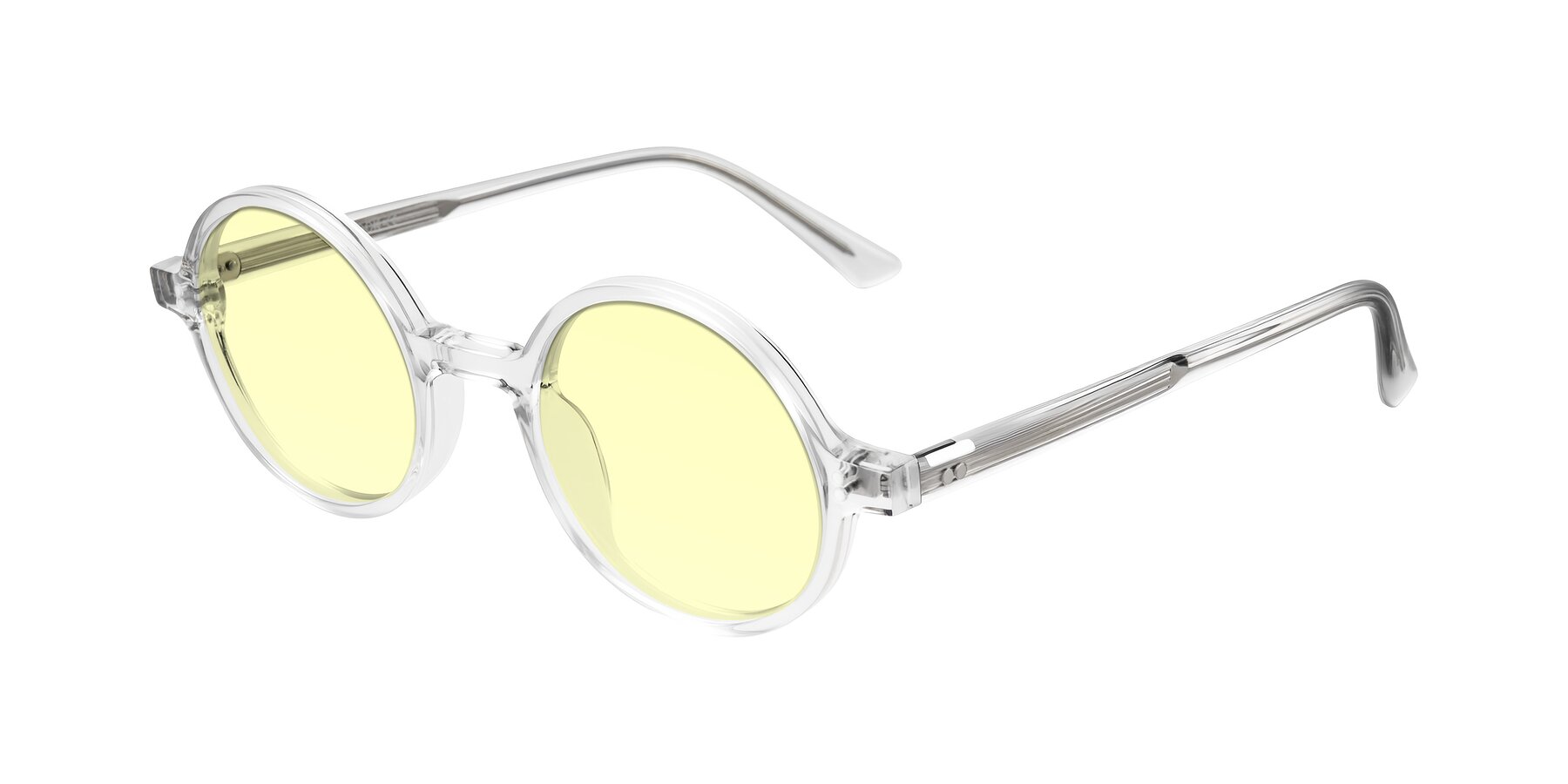 Angle of Montauk in Clear with Light Yellow Tinted Lenses