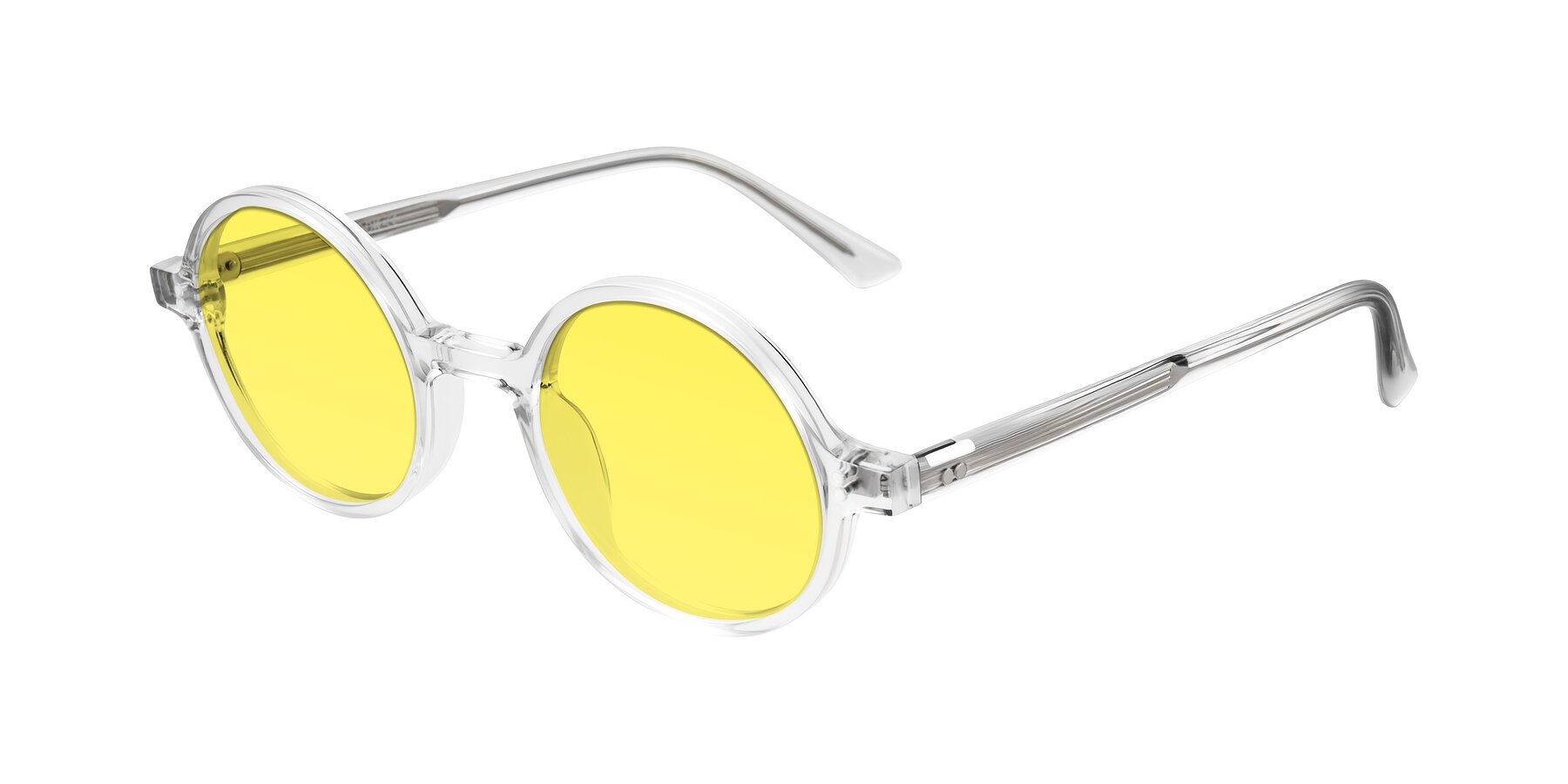 Angle of Montauk in Clear with Medium Yellow Tinted Lenses