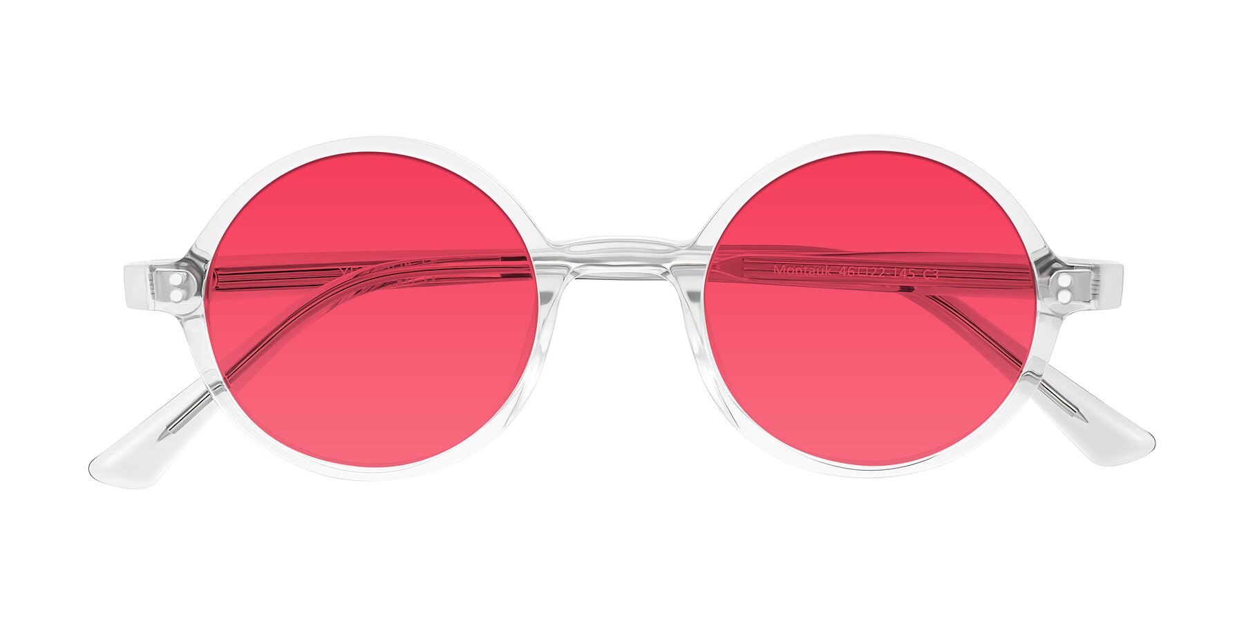 Folded Front of Montauk in Clear with Red Tinted Lenses