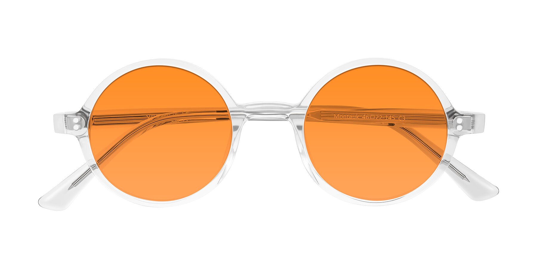 Folded Front of Montauk in Clear with Orange Tinted Lenses