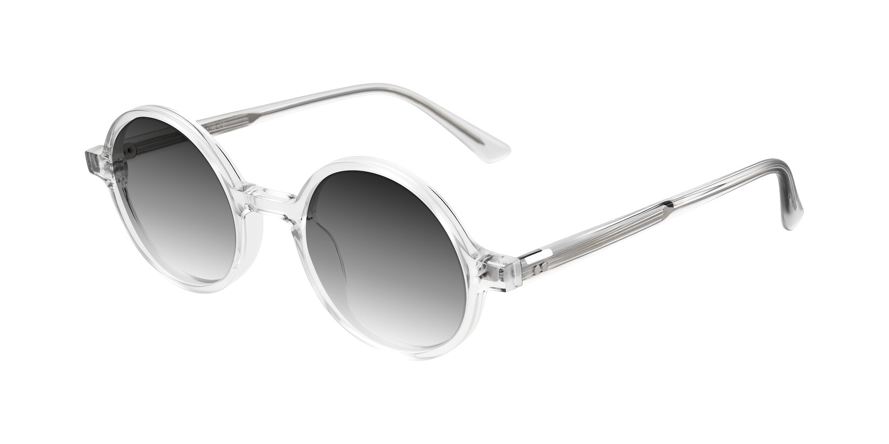 Angle of Montauk in Clear with Gray Gradient Lenses