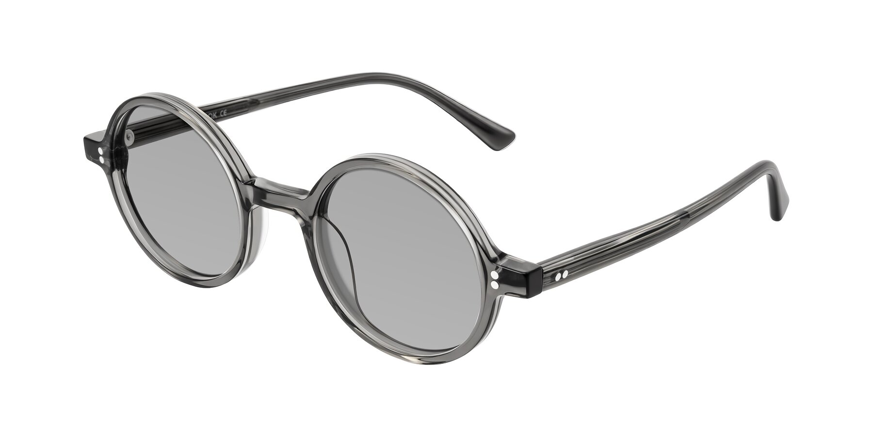 Angle of Montauk in Gray with Light Gray Tinted Lenses