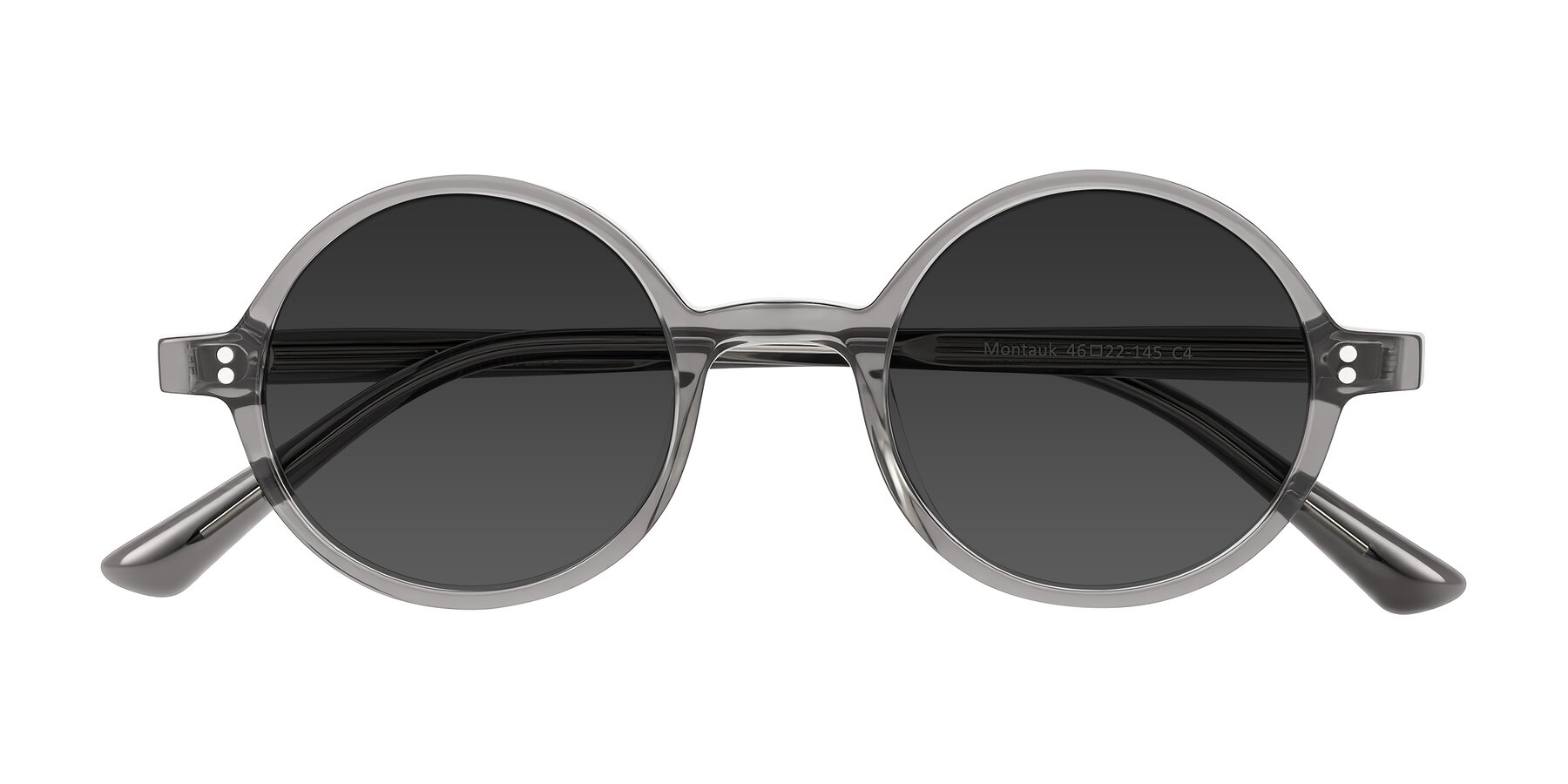 Folded Front of Montauk in Gray with Gray Tinted Lenses