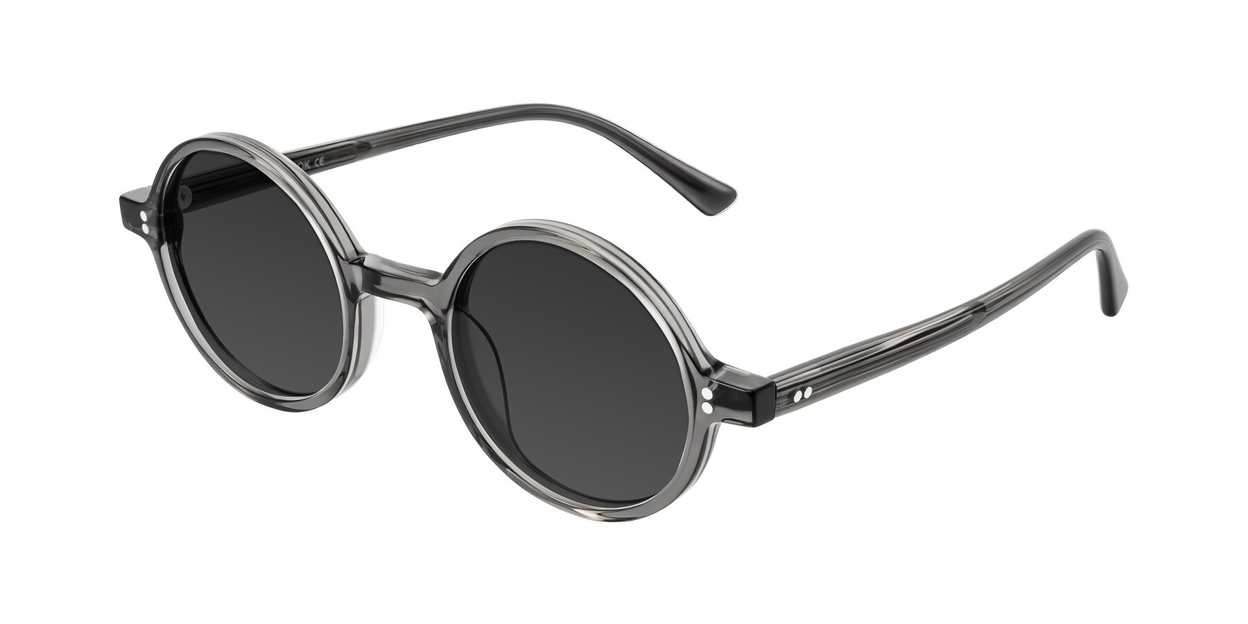 Angle of Montauk in Gray with Gray Tinted Lenses
