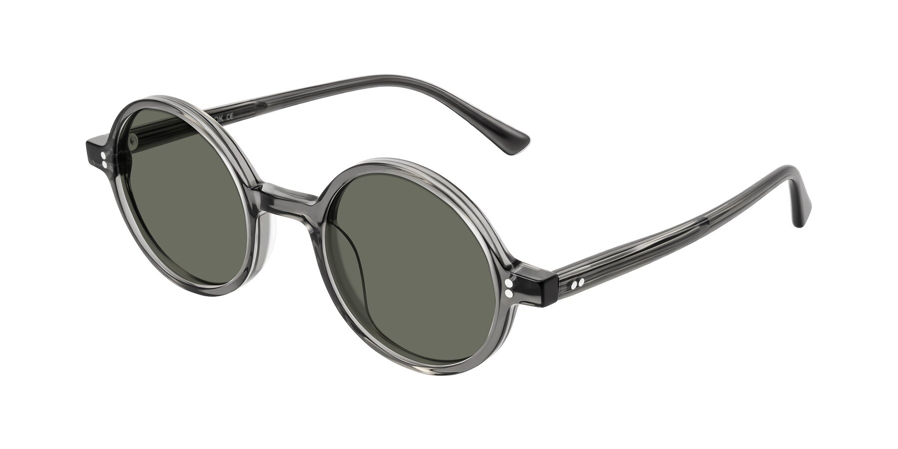 Angle of Montauk in Gray with Gray Polarized Lenses