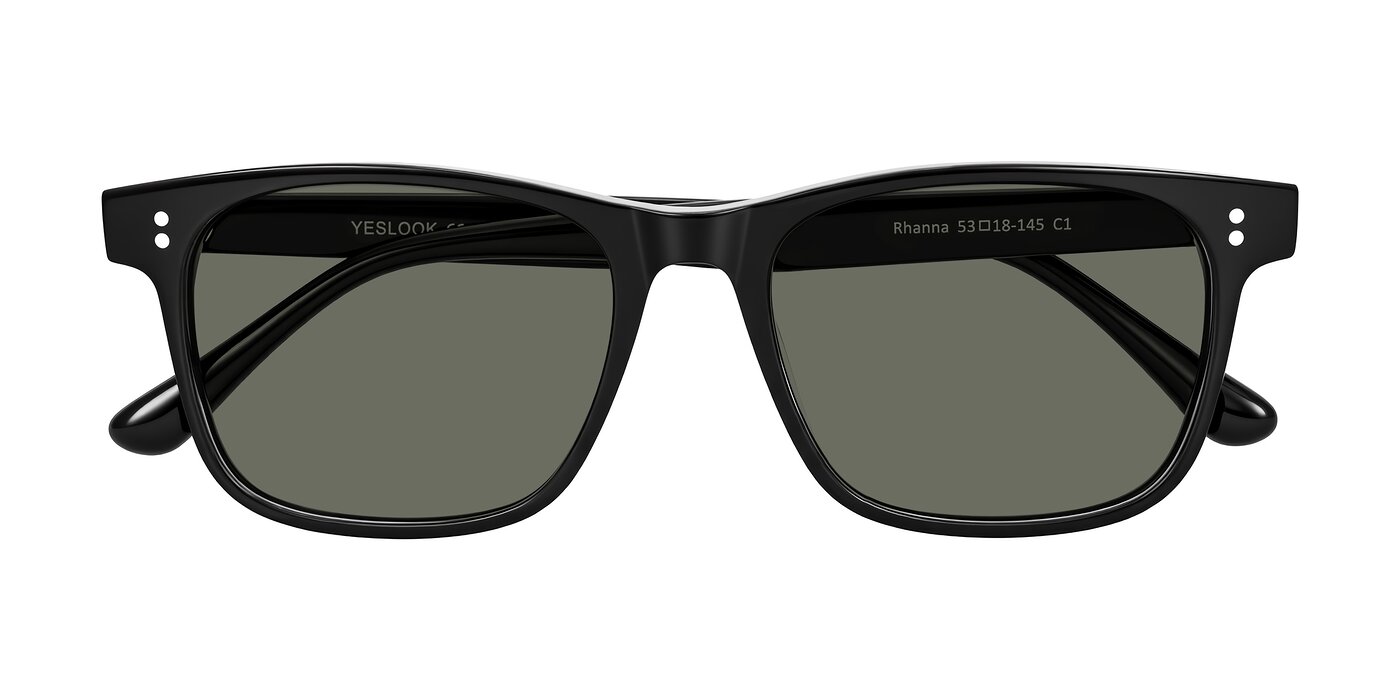 Rhanna - Black Polarized Sunglasses