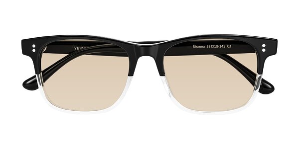 Front of Rhanna in Black/Clear