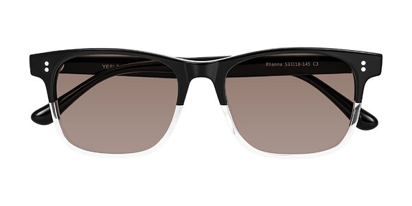 Front of Rhanna in Black/Clear