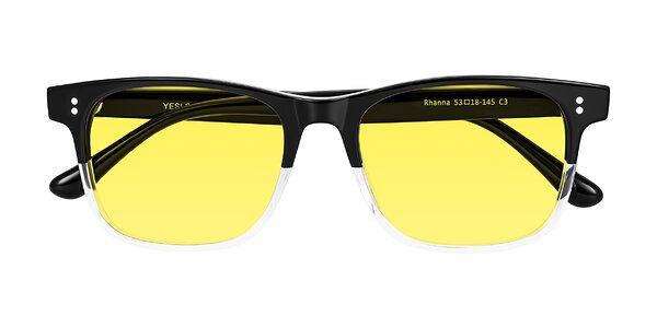 Front of Rhanna in Black/Clear