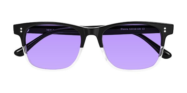 Front of Rhanna in Black/Clear