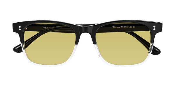 Front of Rhanna in Black/Clear