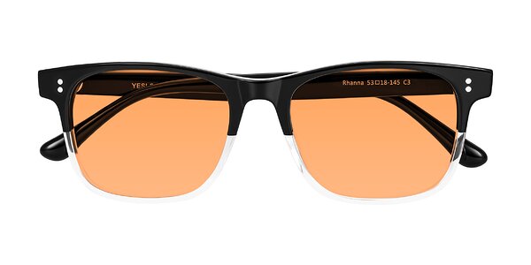 Front of Rhanna in Black/Clear