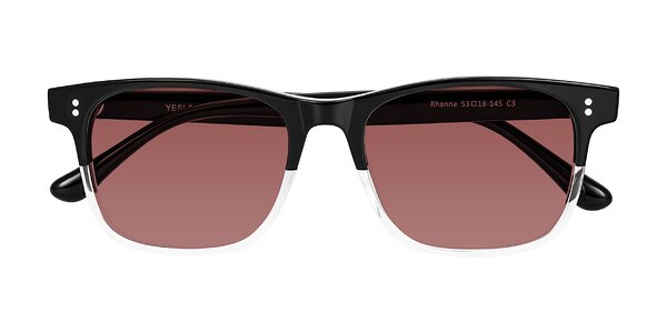 Front of Rhanna in Black/Clear