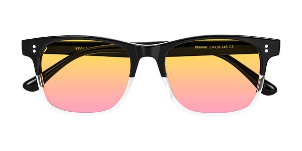 Front of Rhanna in Black/Clear
