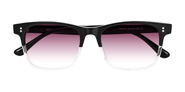 Front of Rhanna in Black/Clear