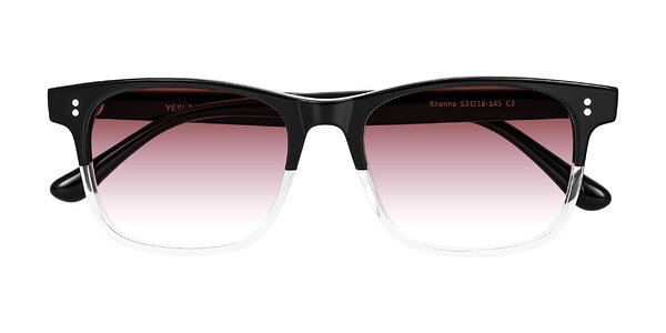 Front of Rhanna in Black/Clear