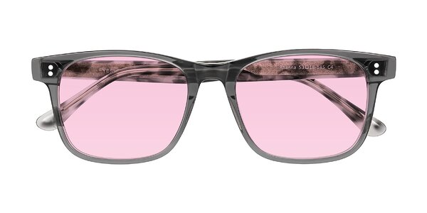 Front of Rhanna in Gray/Tortoise
