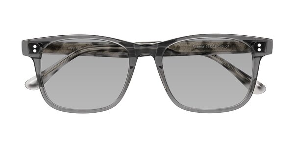 Front of Rhanna in Gray/Tortoise