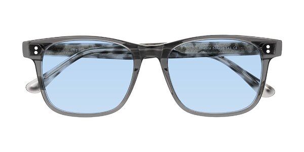 Front of Rhanna in Gray/Tortoise