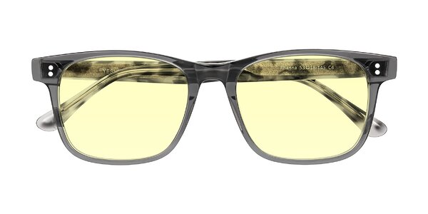 Front of Rhanna in Gray/Tortoise