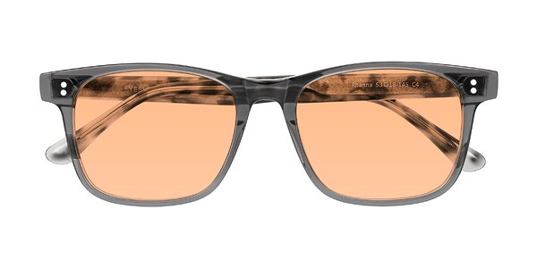 Front of Rhanna in Gray/Tortoise