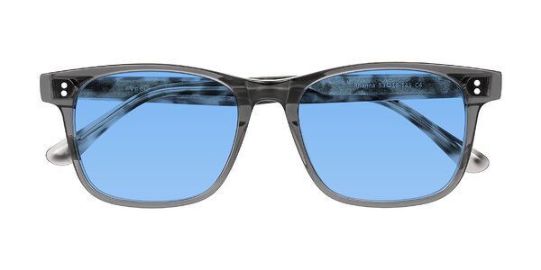 Front of Rhanna in Gray/Tortoise