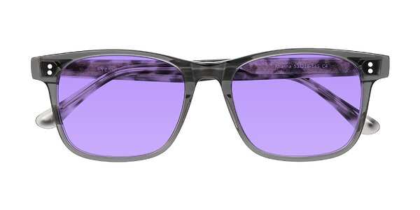 Front of Rhanna in Gray/Tortoise