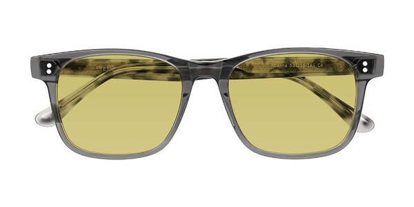 Front of Rhanna in Gray/Tortoise