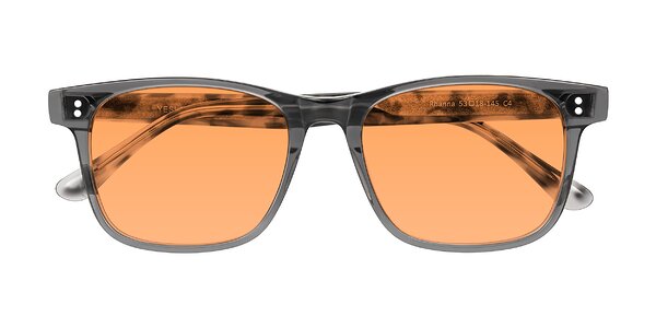 Front of Rhanna in Gray/Tortoise