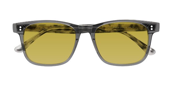 Front of Rhanna in Gray/Tortoise