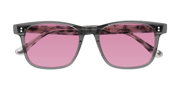 Front of Rhanna in Gray/Tortoise