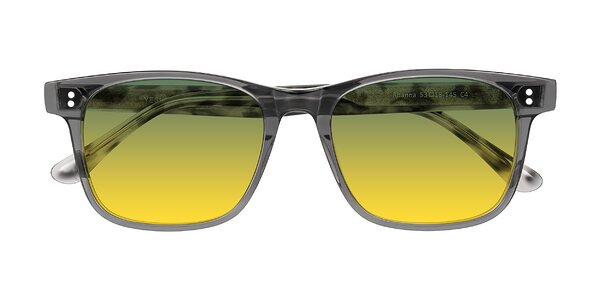 Front of Rhanna in Gray/Tortoise