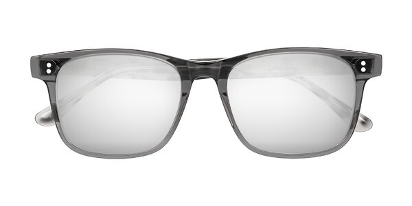 Front of Rhanna in Gray/Tortoise