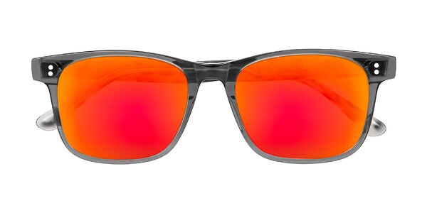 Front of Rhanna in Gray/Tortoise