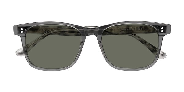 Front of Rhanna in Gray/Tortoise