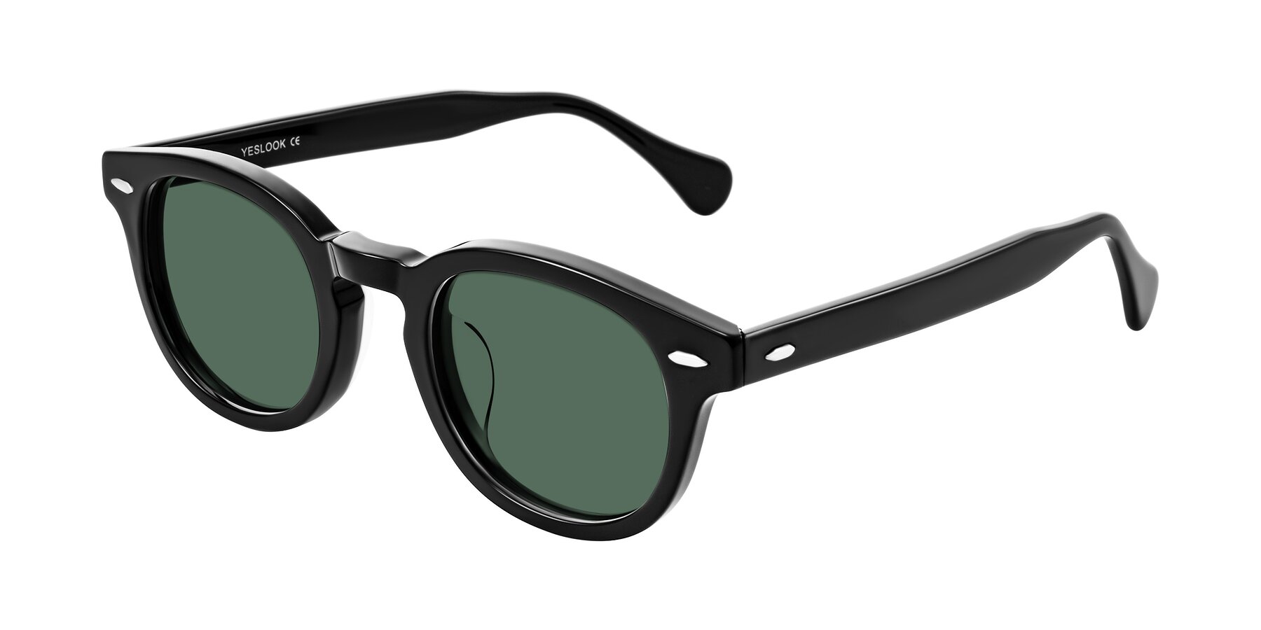 Angle of Estean in Black with Green Polarized Lenses