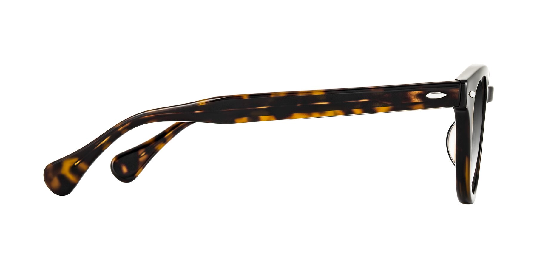 Side of Estean in Dark Tortoise with Gray Gradient Lenses