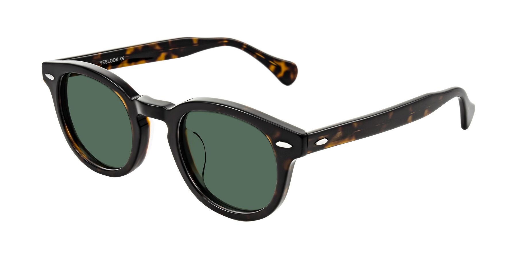 Angle of Estean in Dark Tortoise with Green Polarized Lenses